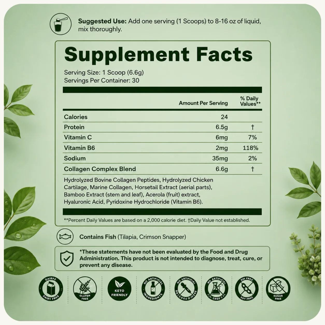 Renuvia - Collagen Complex with Peptides Type I, II & III