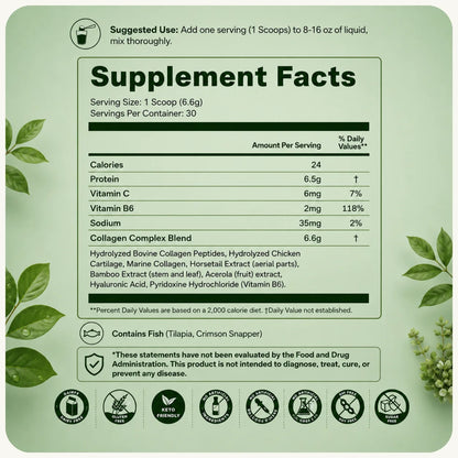 Renuvia - Collagen Complex with Peptides Type I, II & III